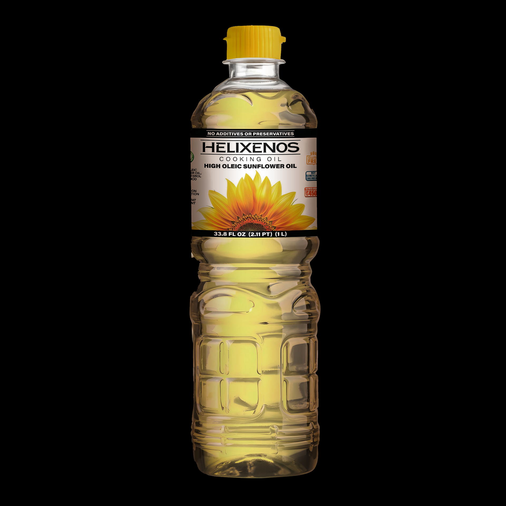 Helixenos 100% High Oleic Sunflower Oil 1L