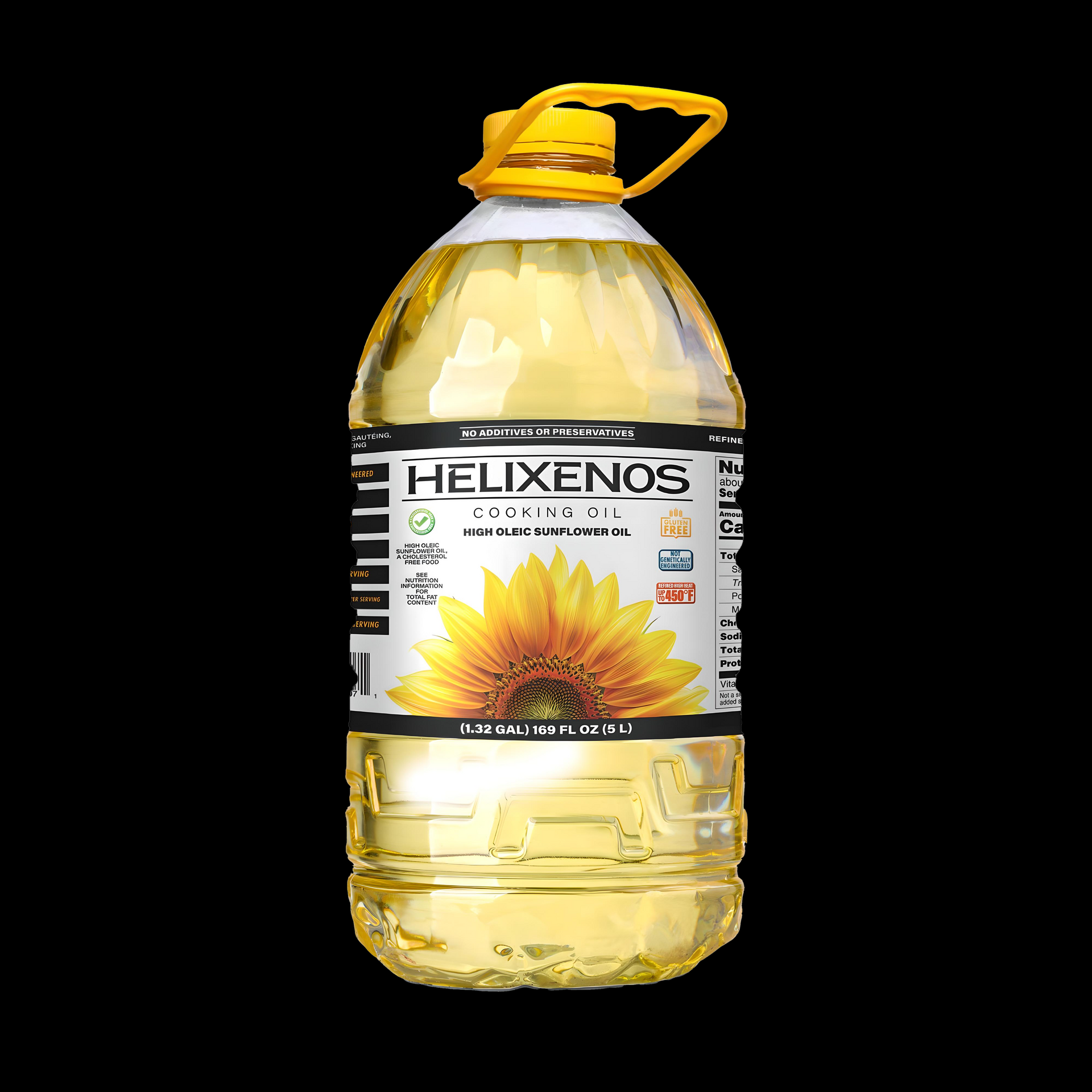 Helixenos 100% High Oleic Sunflower Oil 5L